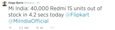 Xiaomi Redmi 1s India