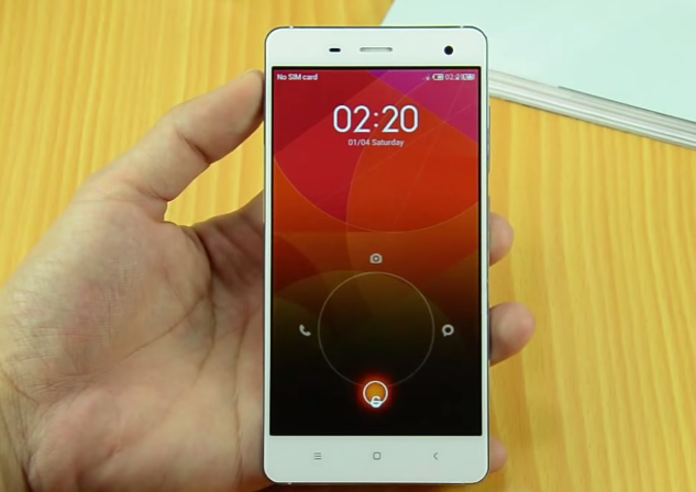 No.1 Mi4 display
