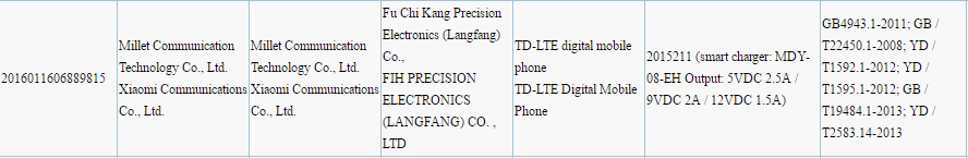 xiaomi flagship phone 3c certification