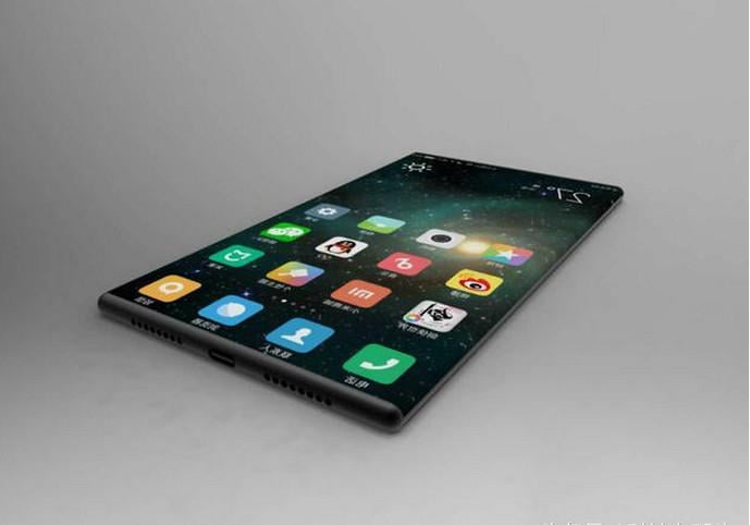 Xiaomi Mi MIX 2 rendery.