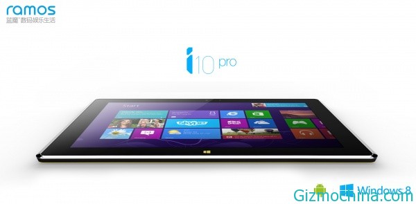 Ramos i10 Pro, powered with Intel Bay Trail processor and running with dual OS