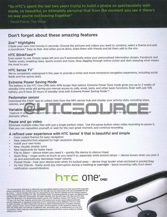 Spreadsheet that show why HTC One M8 is better than Samsung Galaxy S5