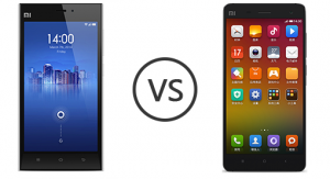Xiaomi Mi3 vs Mi4