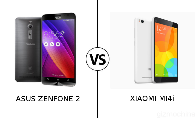 comparison xiaomi mi4i and zenfone 2