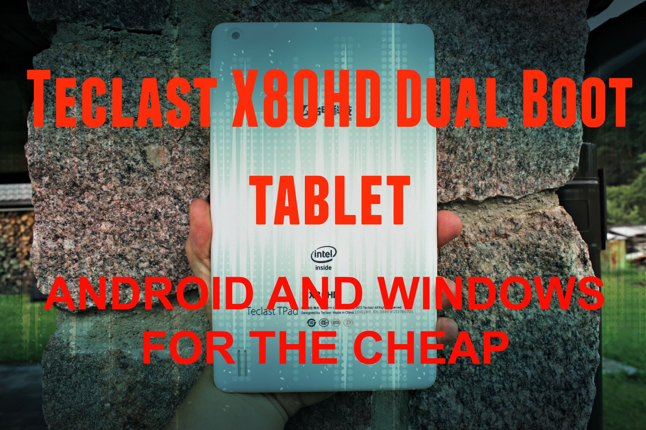 Bootable Tablet Teclast X80HD Review