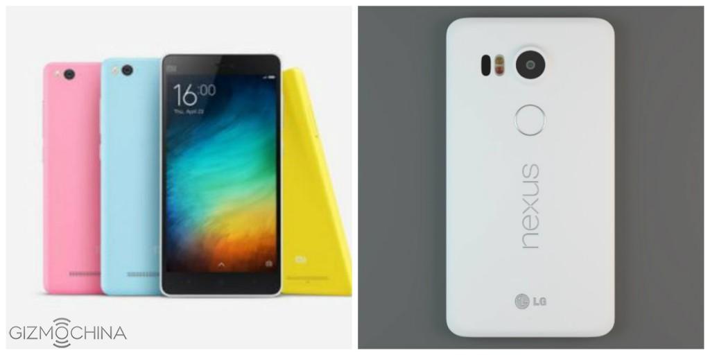 xiaomi mi4c vs nexus 5x