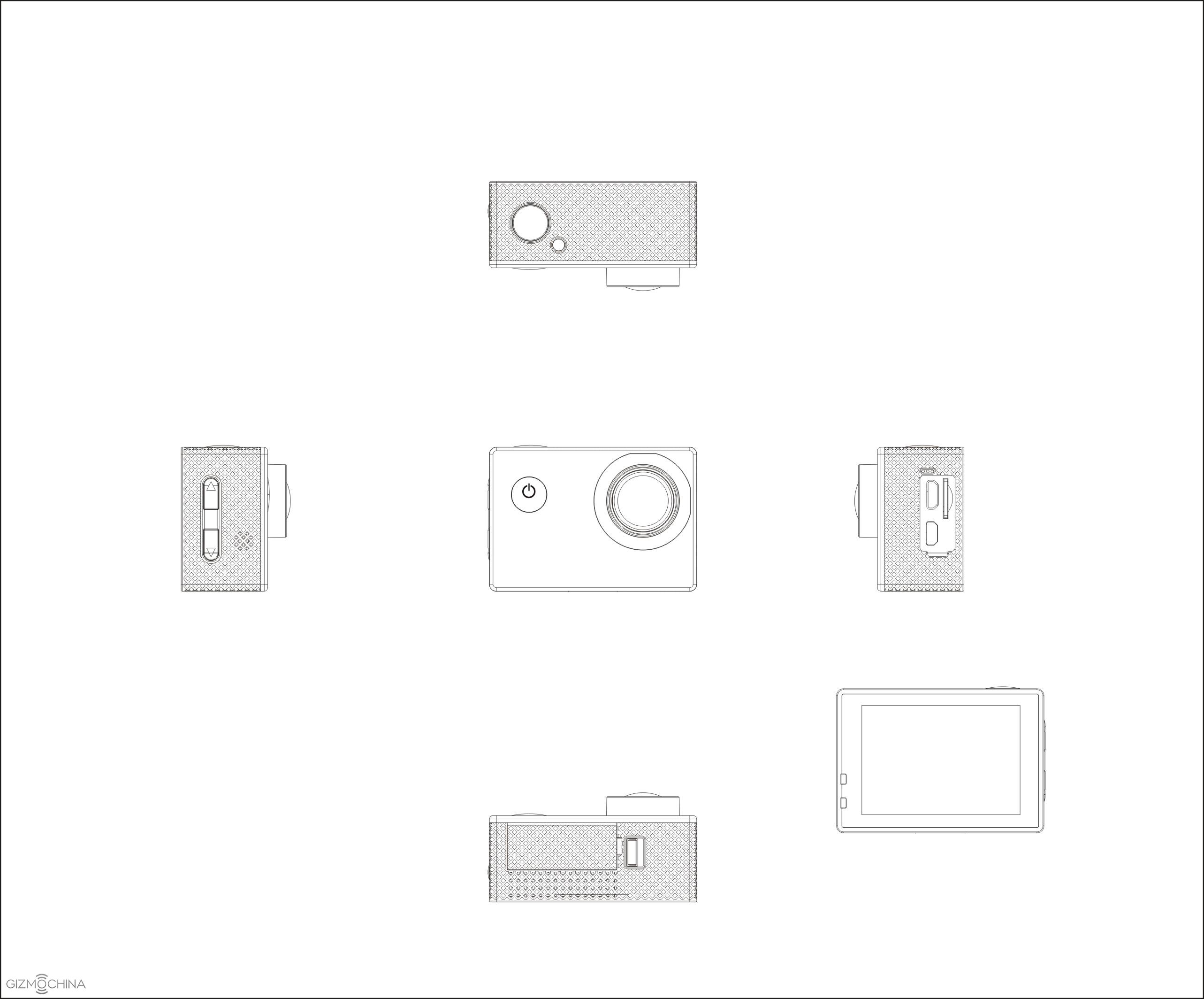 Elephone 4k action cam view