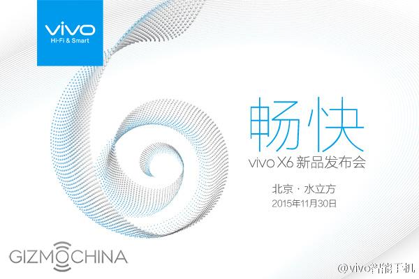 Vivo X6 Flagship Launch Event Confirmed On November 30
