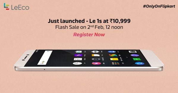 Le 1S Receives More Than 100,000 Registrations On Flipkart In A Day, Breaks Record