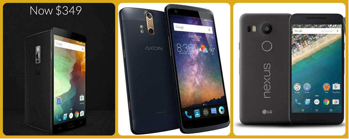 oneplus 2 vs axon pro vs nexus 5x