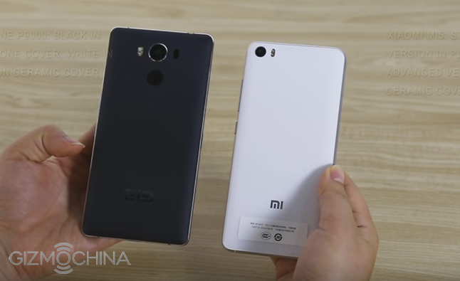 xiaomi mi 5 vs elephone p9000