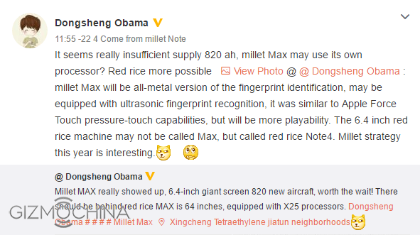 xiaomi big rumors