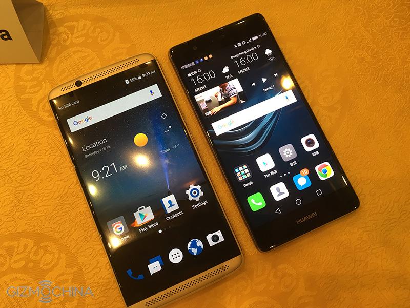 axon 7 vs huawei p9