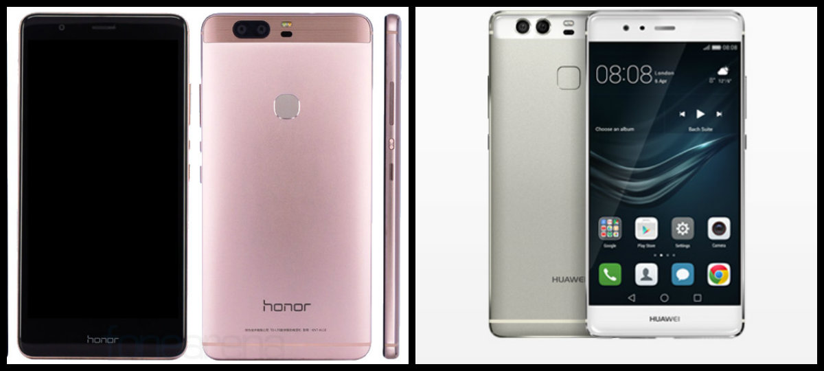 honor v8 vs huawei p9