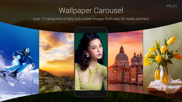 miui 8 wallpaper lock screen options