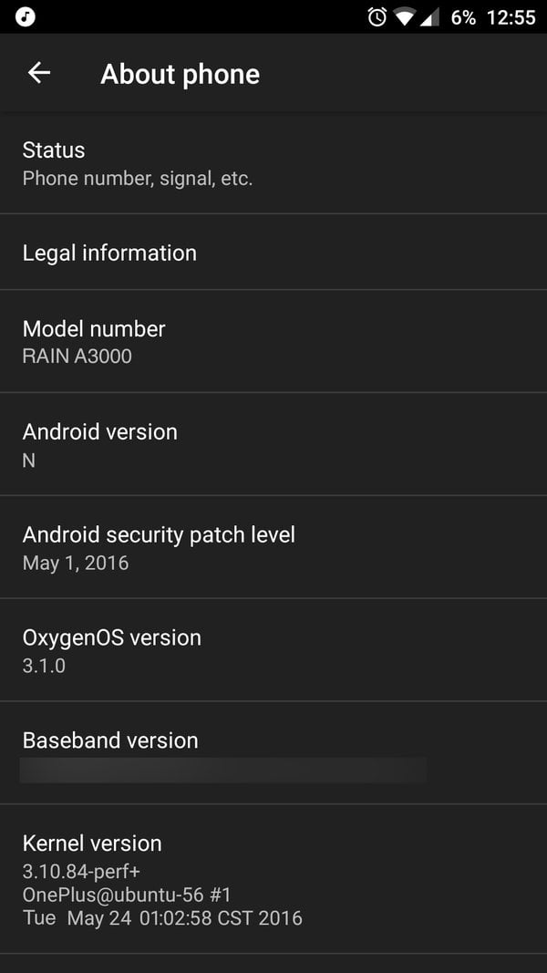 oneplus 3 ss android n preview