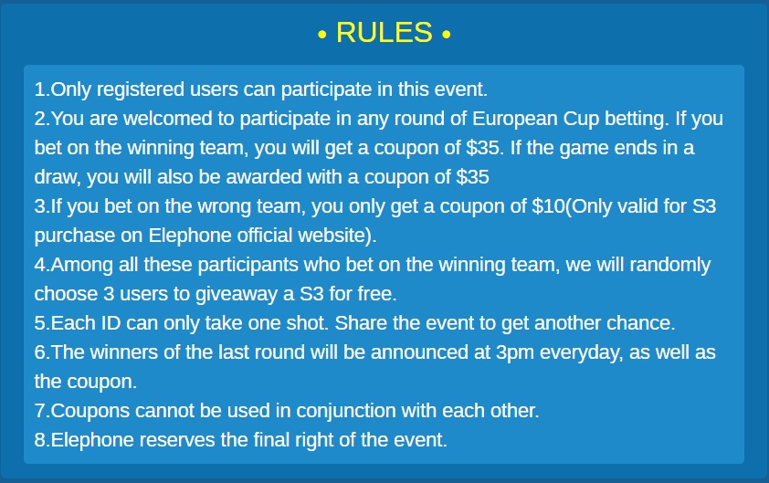 Elephone Euro 2016