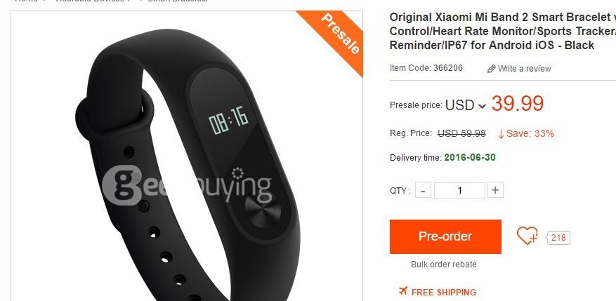 mi band 2 gps