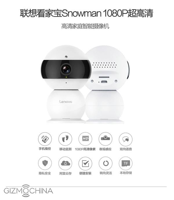 lenovo ip camera wifi 1080p