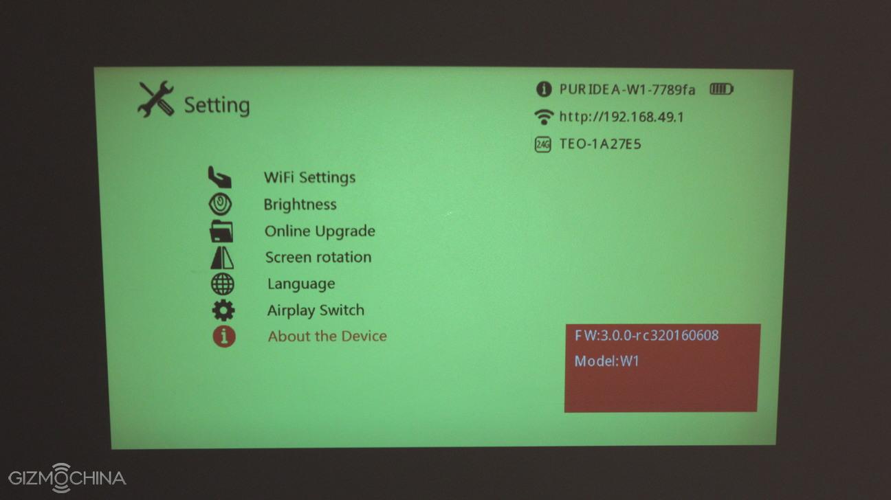 Puridea Projector Review - The Best Mini Wireless Projector? - Gizmochina