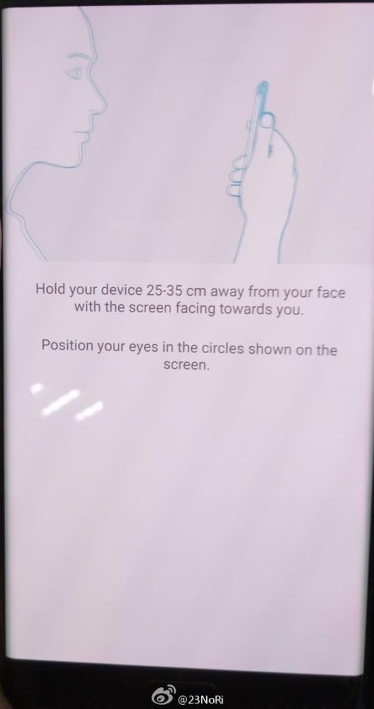 galaxy note 7 leak iris scanner