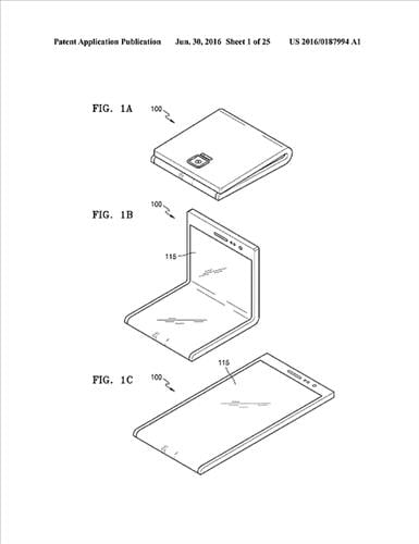 Sansung foldable smartphone