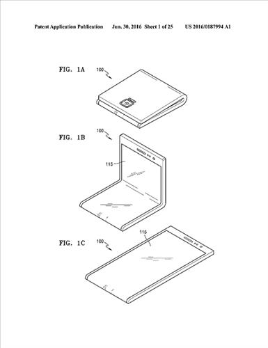 Sansung foldable smartphone