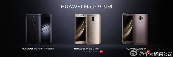 bon onderpand Bereiken Huawei Releases Three Models In China: Mate 9, Mate 9 Pro & Mate 9 Porsche  Design - Gizmochina