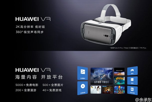shit golf Net zo Huawei VR Glasses Announced: 360° FOV, Mate 9 Support, ¥599 ($88) Price Tag  - Gizmochina