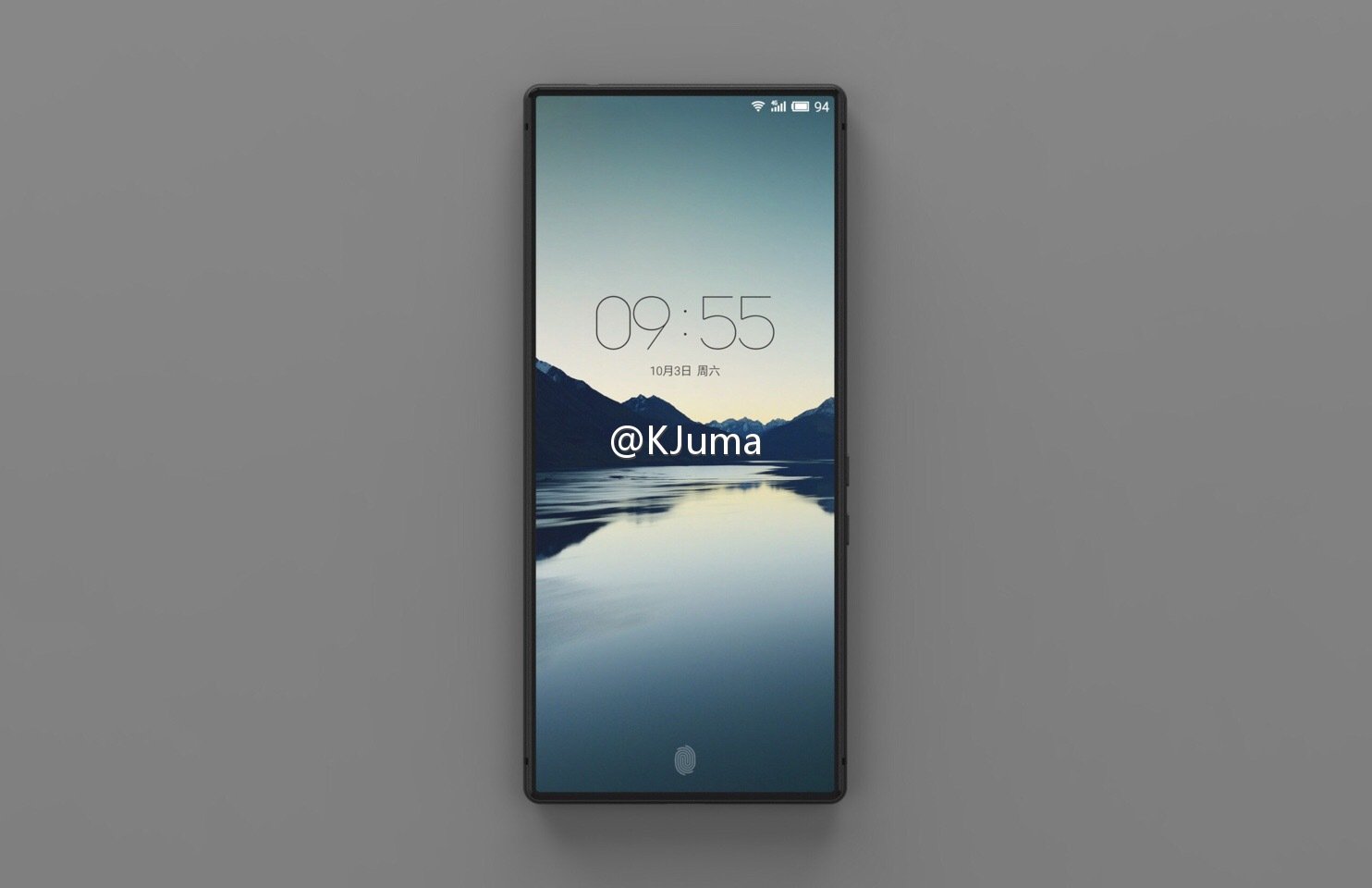 Meizu's Leaked Concept Renders Shows A True Bezel-less Front, But ...