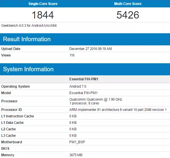 Samsung galaxy s8 geekbench