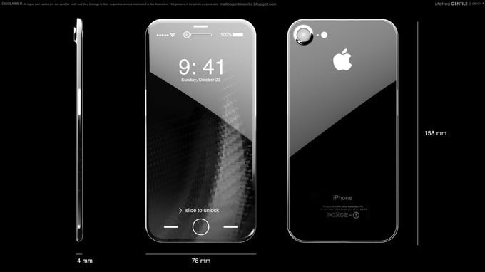 Apple OLED iPhone 8 Concept byMatteo Gentile