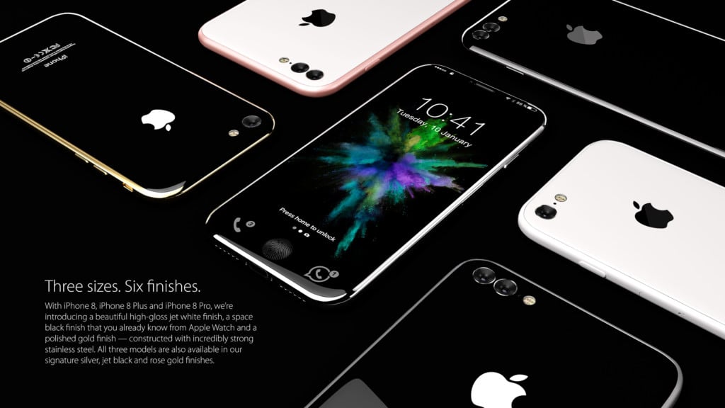 iPhone 8 concept - Colors