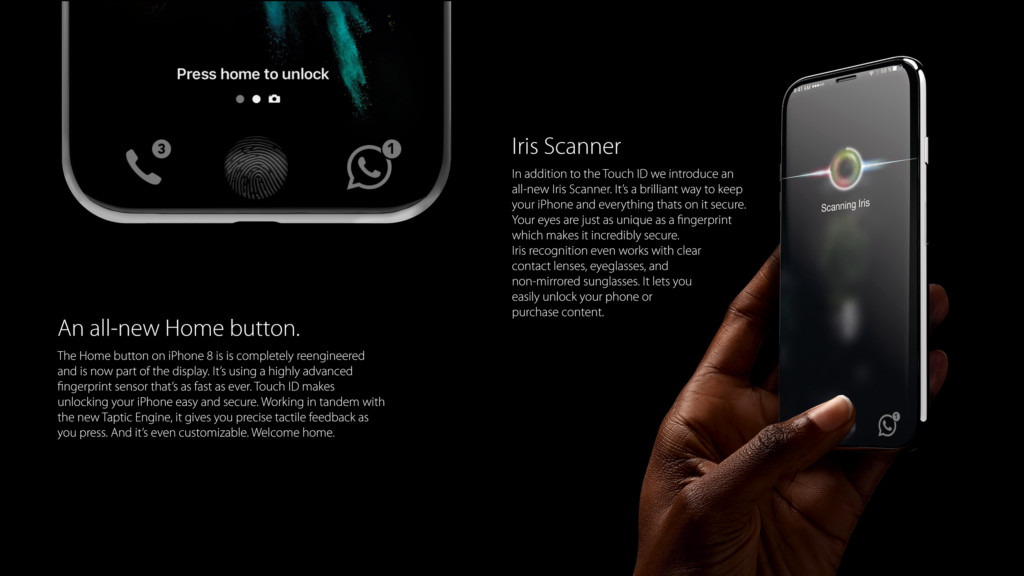 iPhone 8 concept - Security