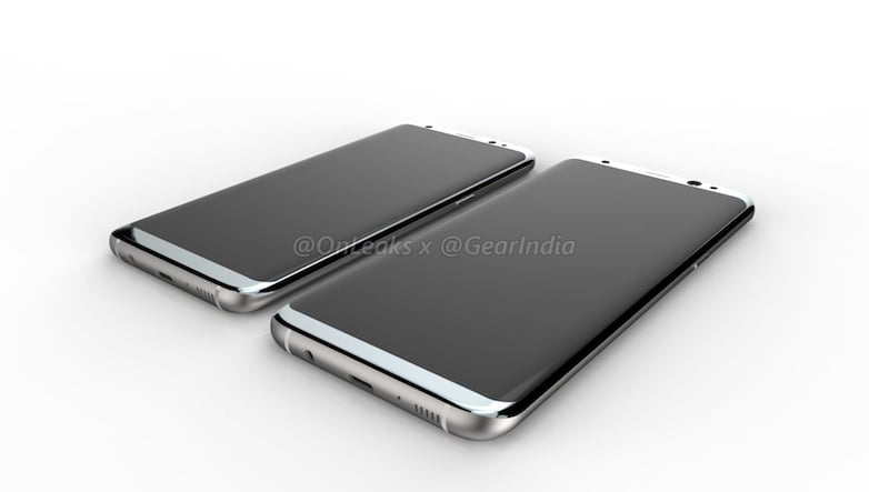 Galaxy S8 and S8 Plus Render