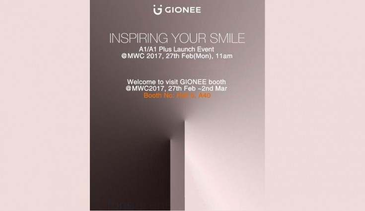 Gionee A1 MWC 2017