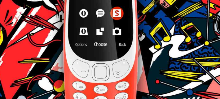 nokia 3310 red