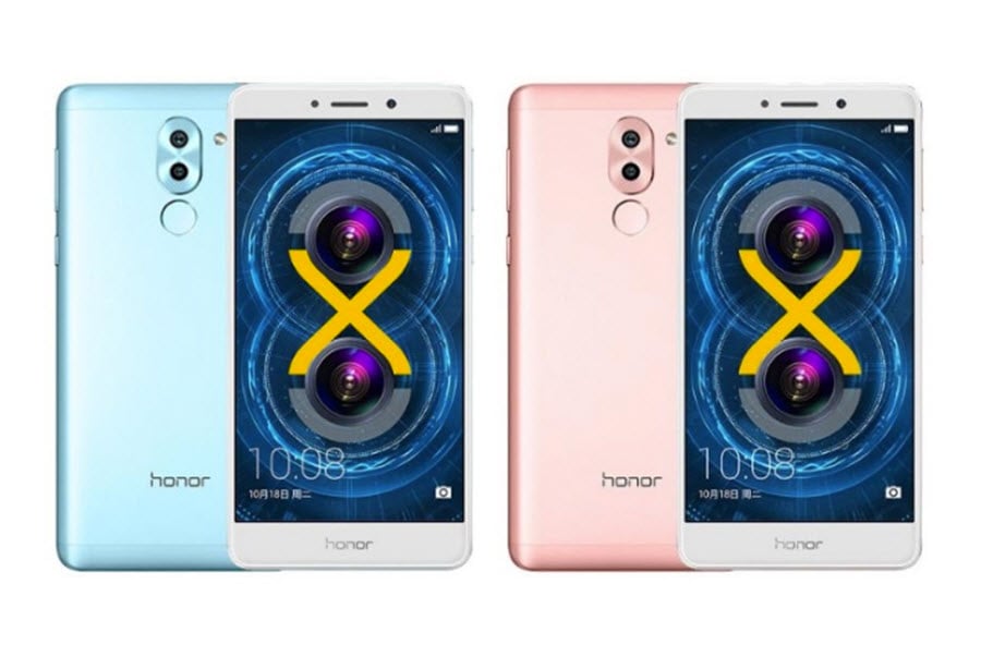 Honor 6X Blue and Pink