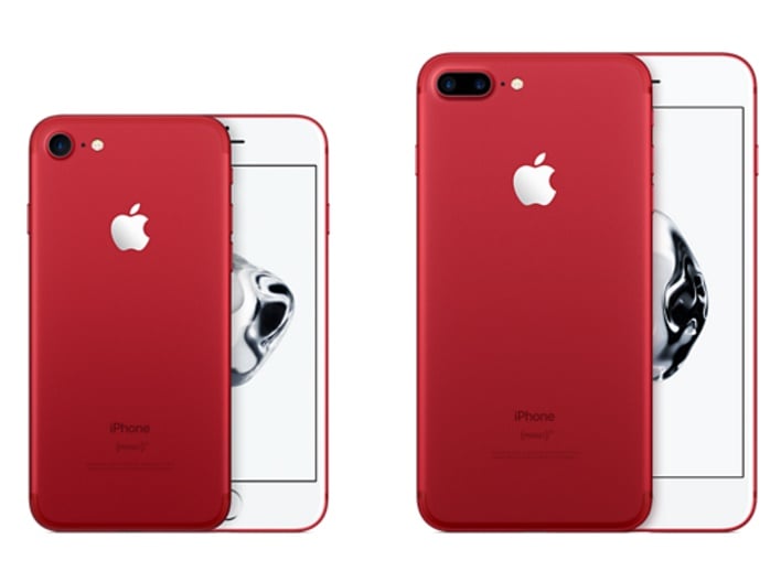 Red iPhone 7 and 7 Plus
