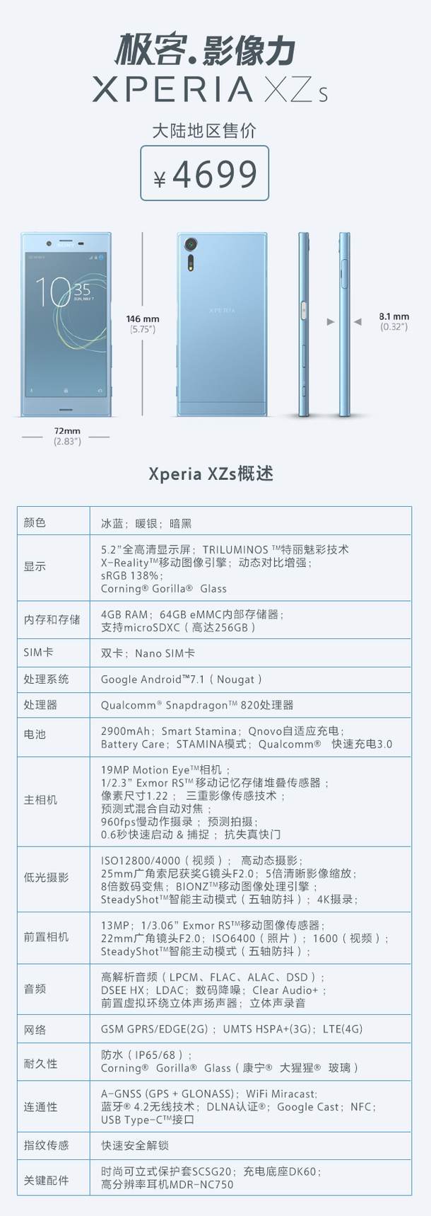 Sony Xperia XZs 2