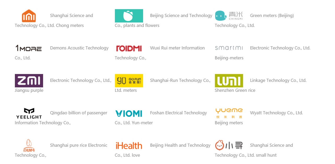 Xiaomi Mijia Partners