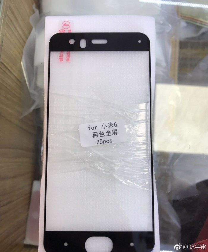 xiaomi mi 6 front panel