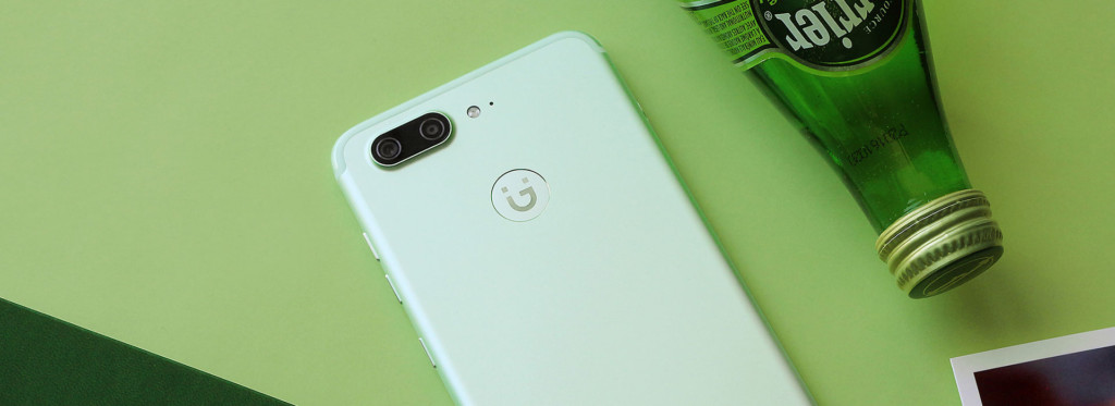 Gionee S10 green 011