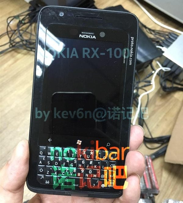 Leaked Images Show Cancelled Nokia RX-100 Phone With A Physical Keyboard Running Windows Phone 8