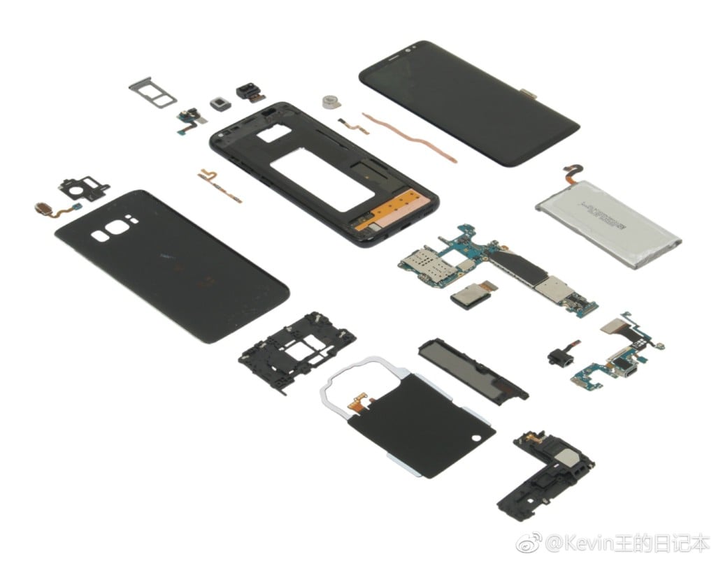 Samsung Galaxy S8 parts