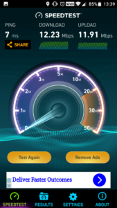 router close speed