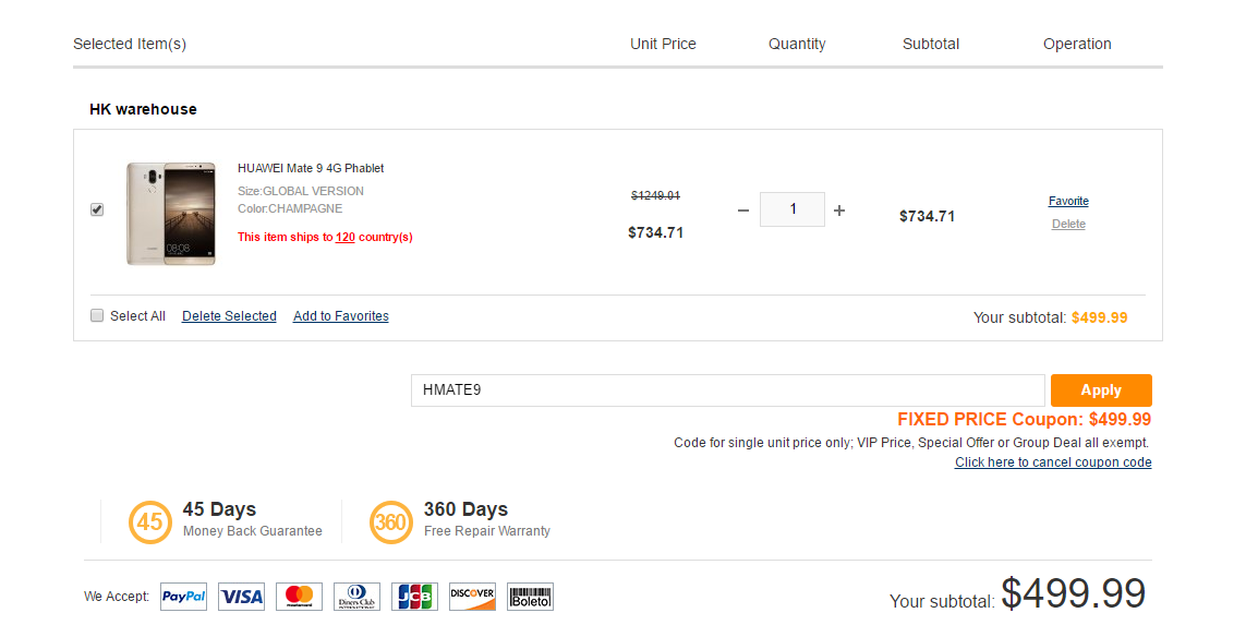 Get 50 OFF On The Huawei Mate 9 With This Coupon Gizmochina