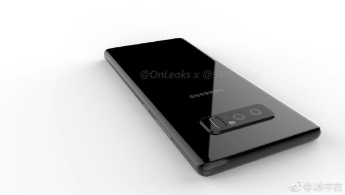 Samsung Galaxy Note 8 Render