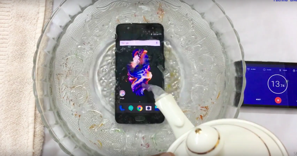 Oneplus 3 waterproof test