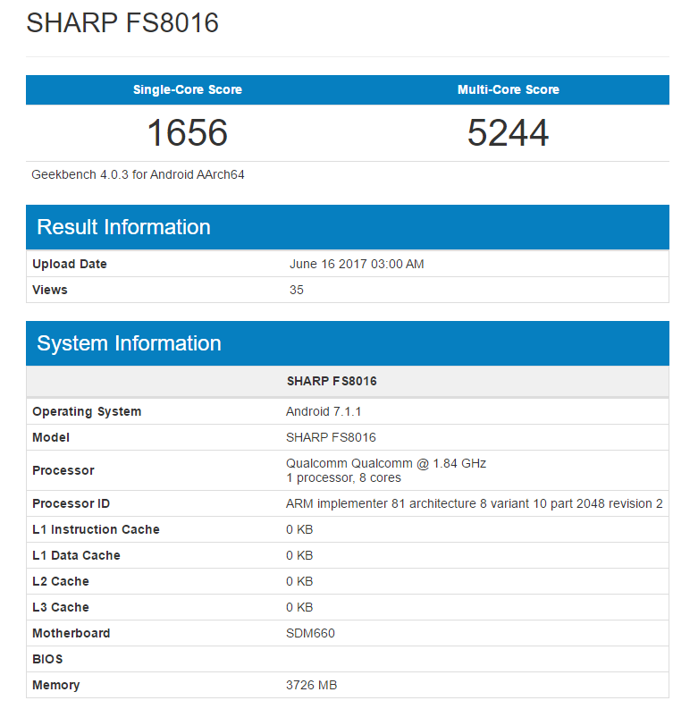 Sharp FS8016